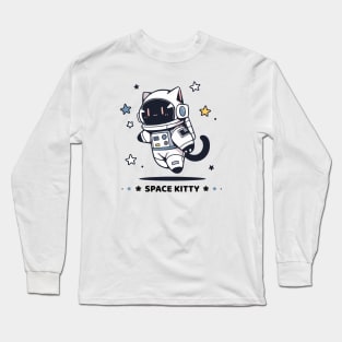 Space Kitty // Astronaut Cat. Long Sleeve T-Shirt